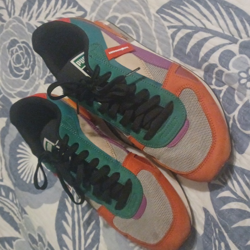 Puma Future Rider x The Hundreds Multicolor Men's Size 11 Sneakers Used No Box